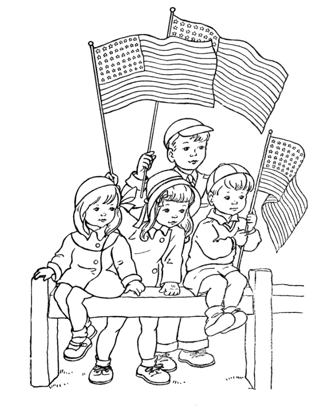 Memorial day Coloring in Pages 1