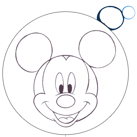 Mickey Mouse Coloring in Pages 2