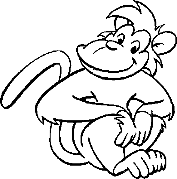 Monkey Coloring in Pages 5