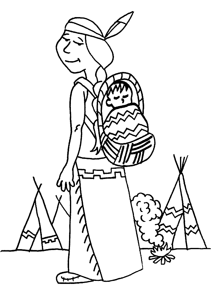 Mothers Day Coloring in Pages 6
