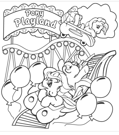 My Little Pony Coloring in Pages 1