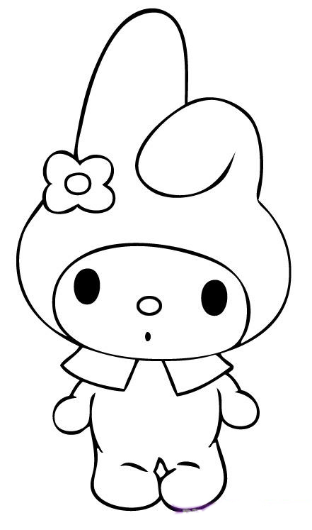 My Melody Coloring in Pages 5