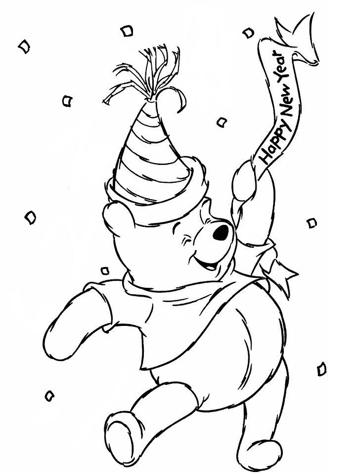 Pooh Coloring in Pages 2