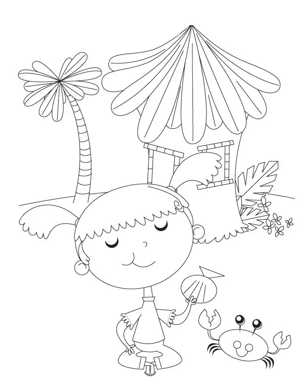 Preschool Coloring in Pages 1