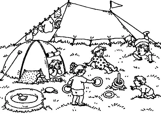 Preschool Coloring in Pages 8