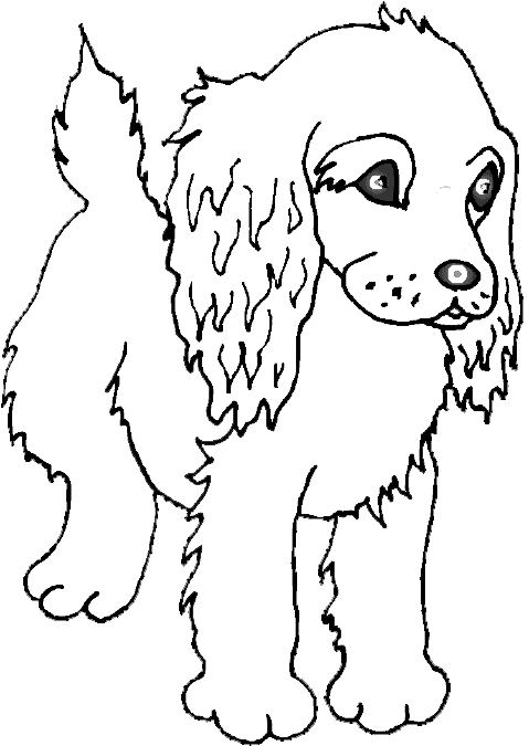 Puppy Coloring in Pages 1