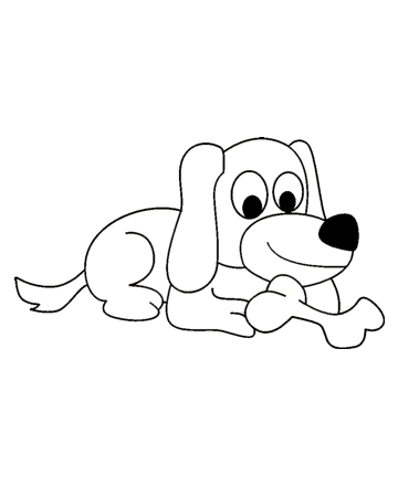 Puppy Coloring in Pages 11