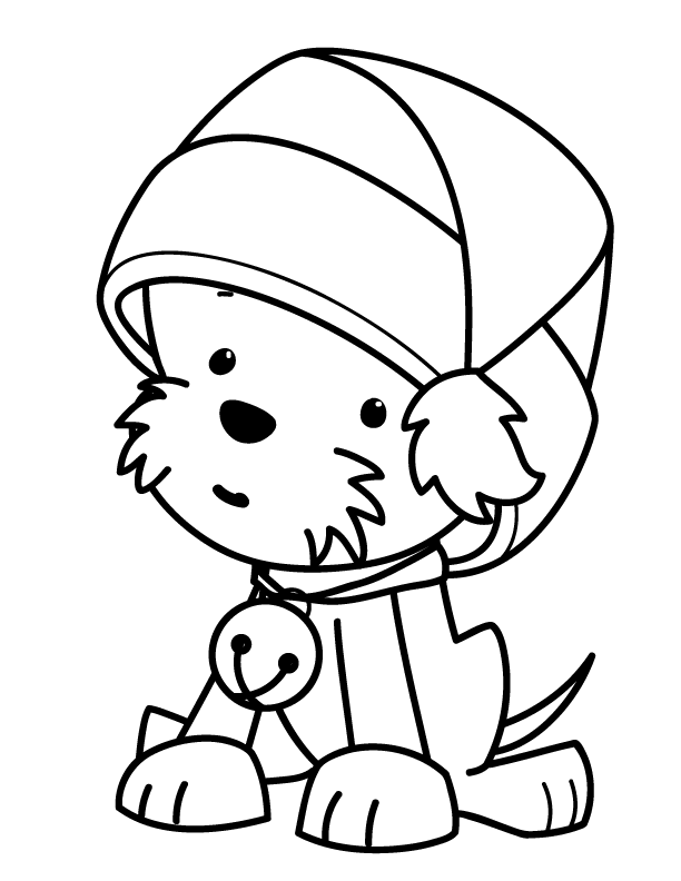 Puppy Coloring in Pages 6