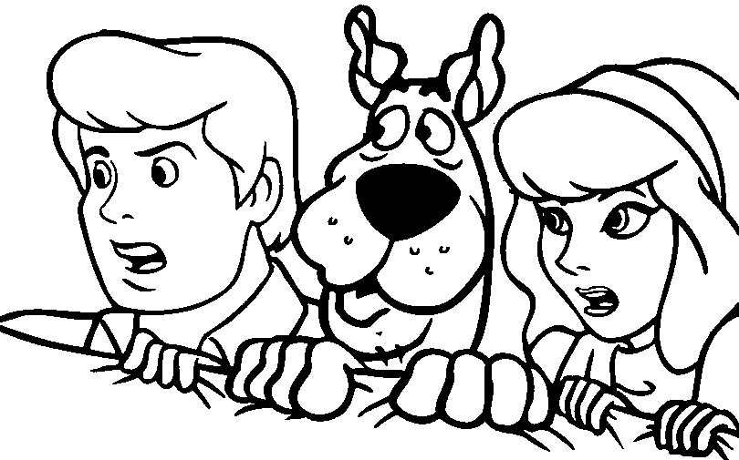Scooby Doo Coloring in Pages 10