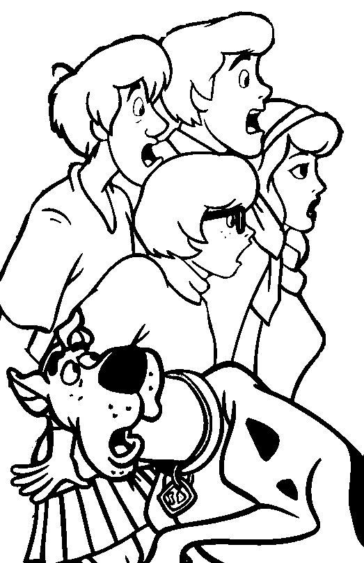 Scooby Doo Coloring in Pages 2