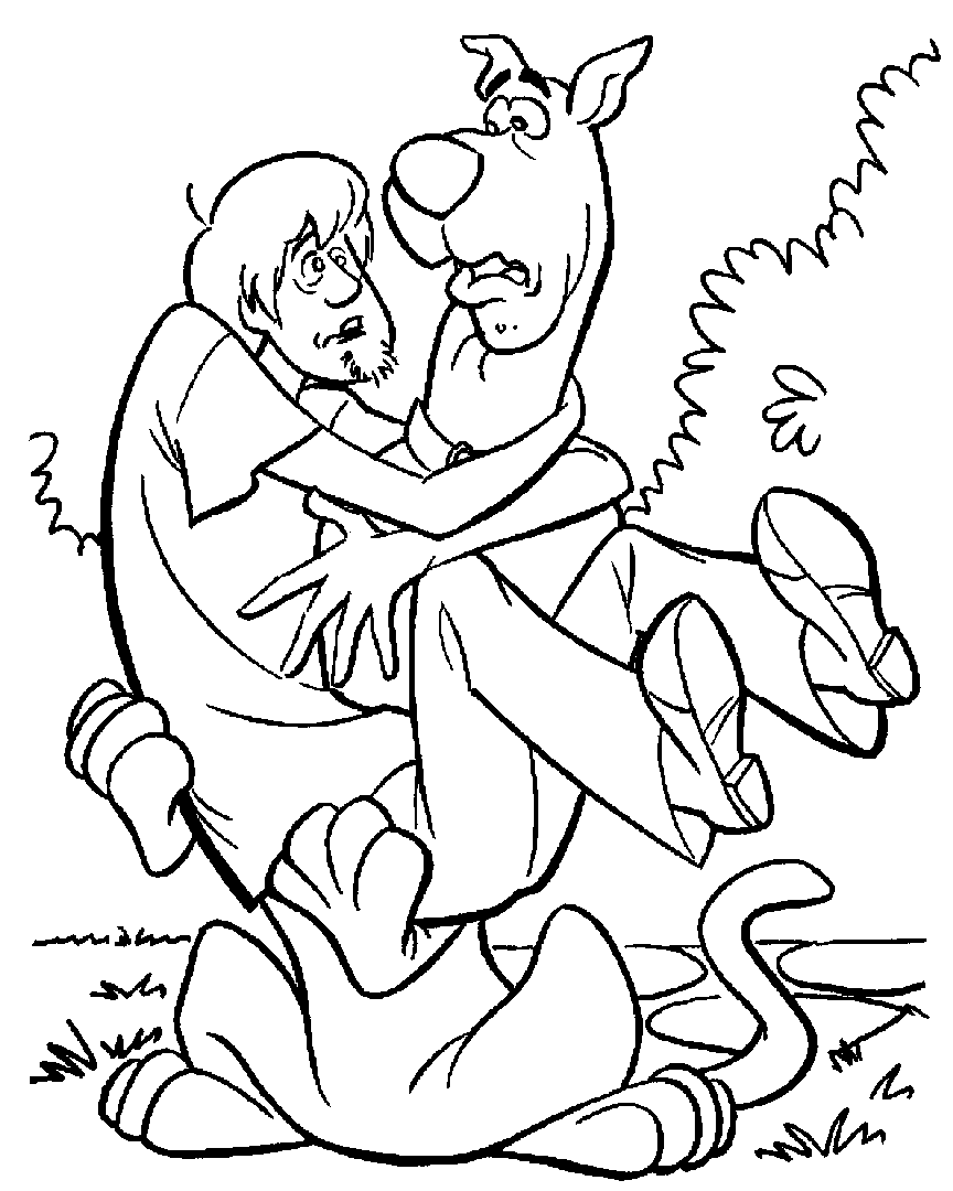 Scooby Doo Coloring in Pages 6