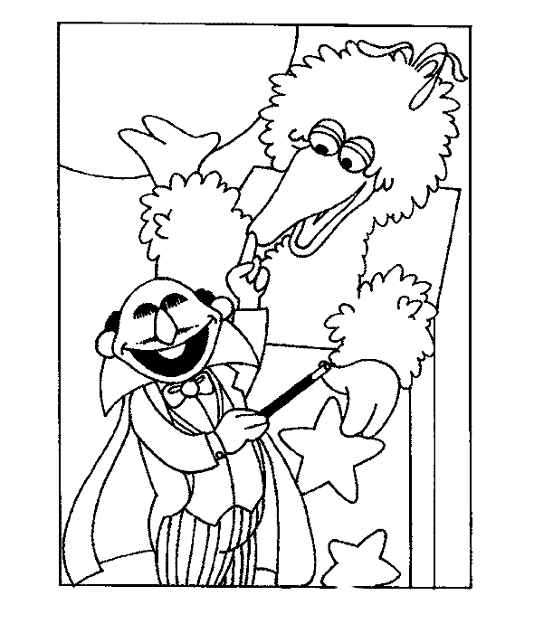 Sesame Street Coloring in Pages 11