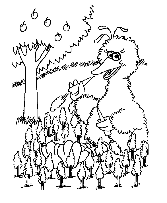 Sesame Street Coloring in Pages 12