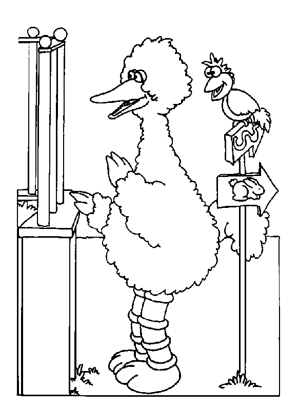 Sesame Street Coloring in Pages 9