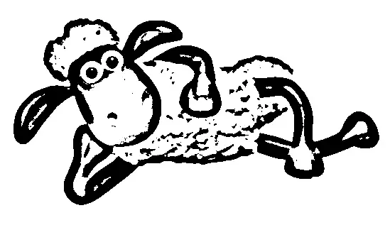 Shaun The Sheep Coloring in Pages 1