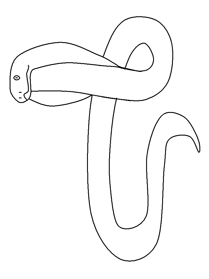Snake Coloring in Pages 3