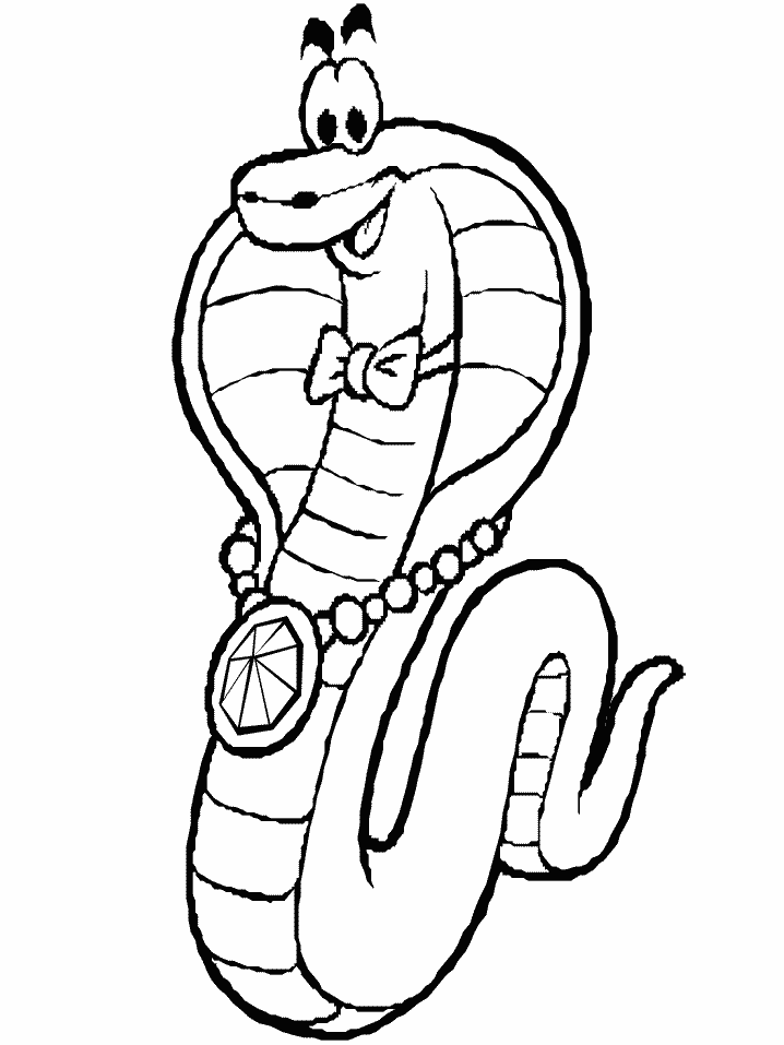 Snake Coloring in Pages 9
