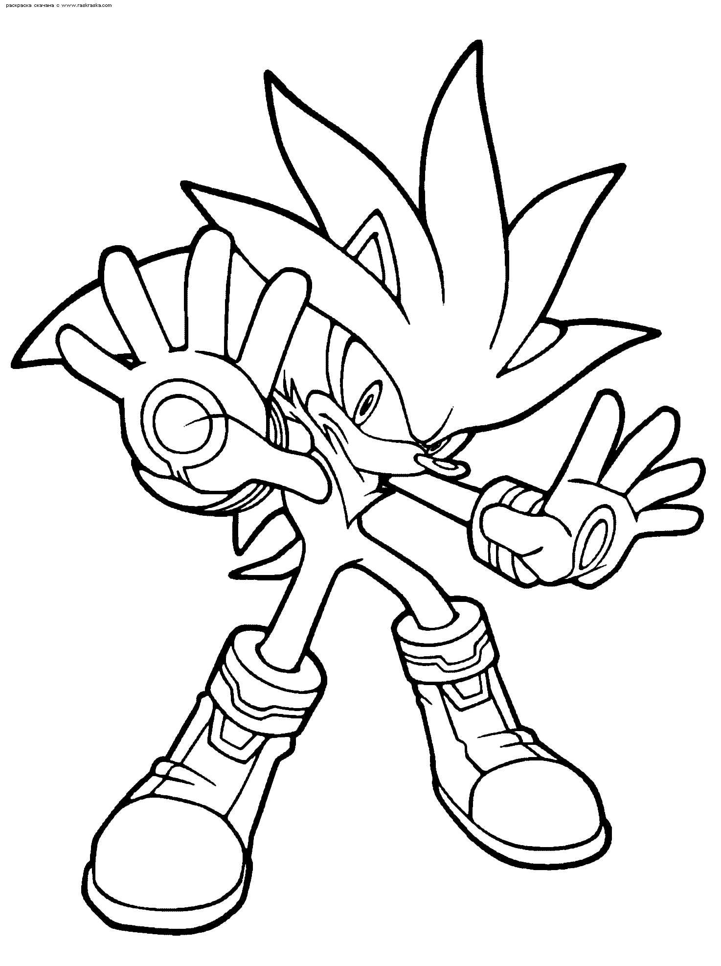 Sonic Coloring in Pages 1