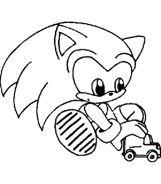 Sonic Coloring in Pages 12