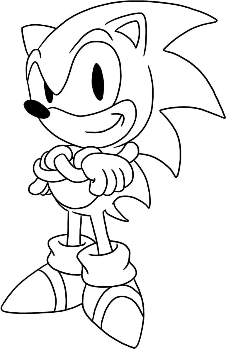 Sonic Coloring in Pages 7