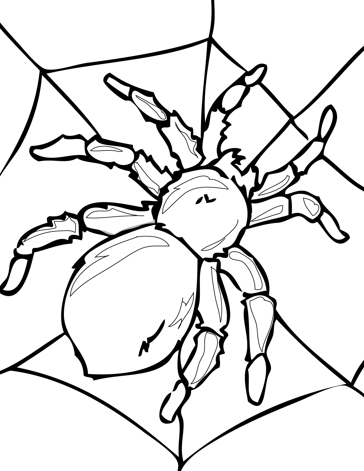 Spider Coloring in Pages 7