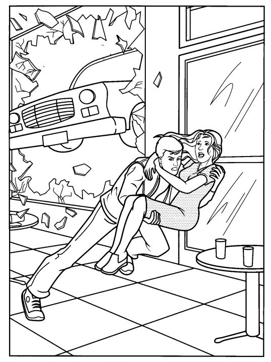 Spiderman Coloring in Pages 10