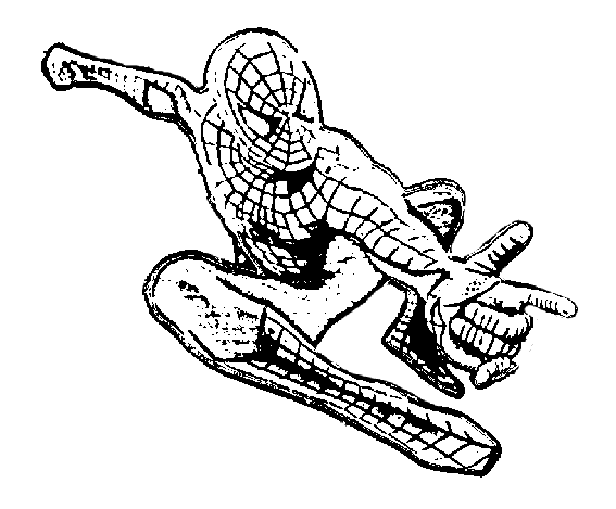 Spiderman Coloring in Pages 3