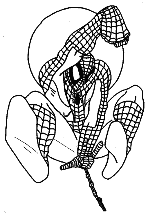 Spiderman Coloring in Pages 5