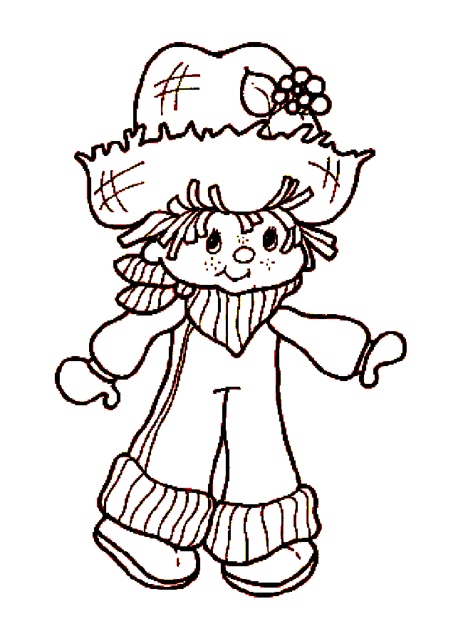 Strawberry Shortcake Coloring in Pages 1