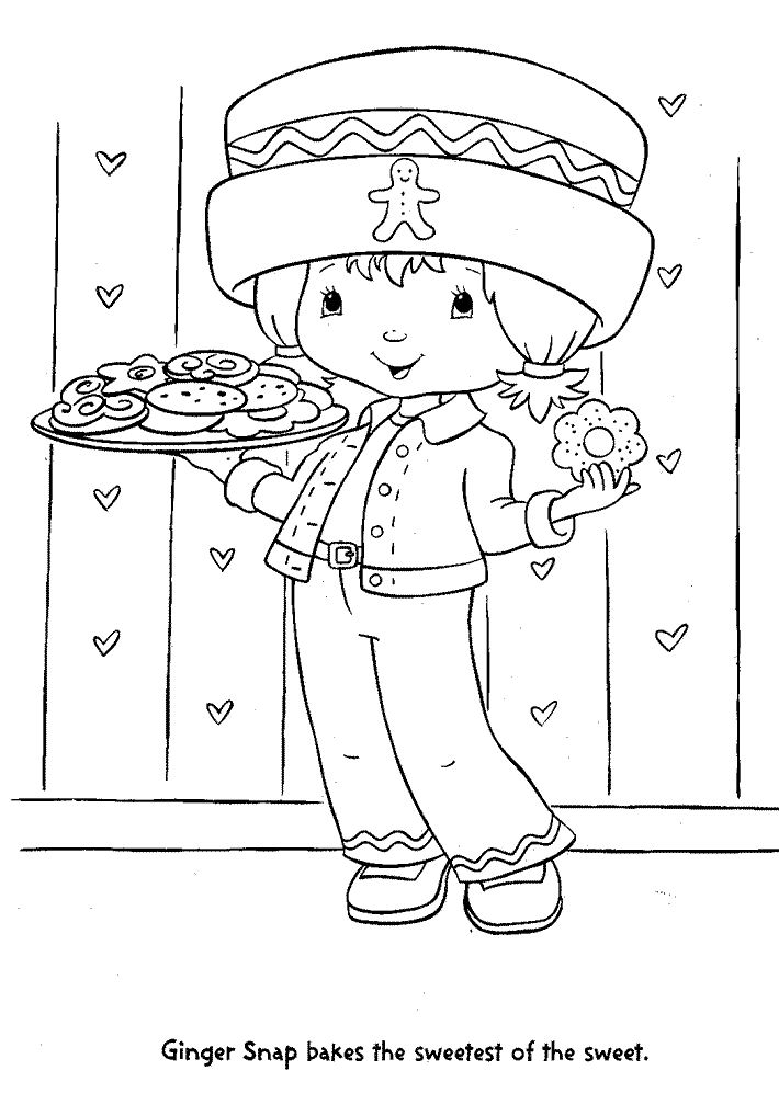 Strawberry Shortcake Coloring in Pages 10