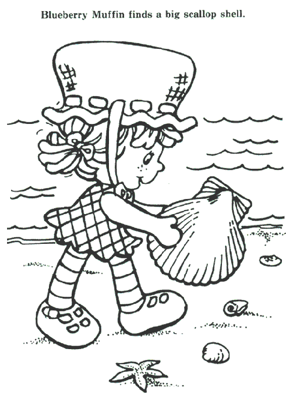 Strawberry Shortcake Coloring in Pages 3