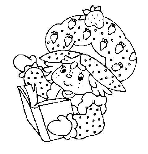 Strawberry Shortcake Coloring in Pages 4