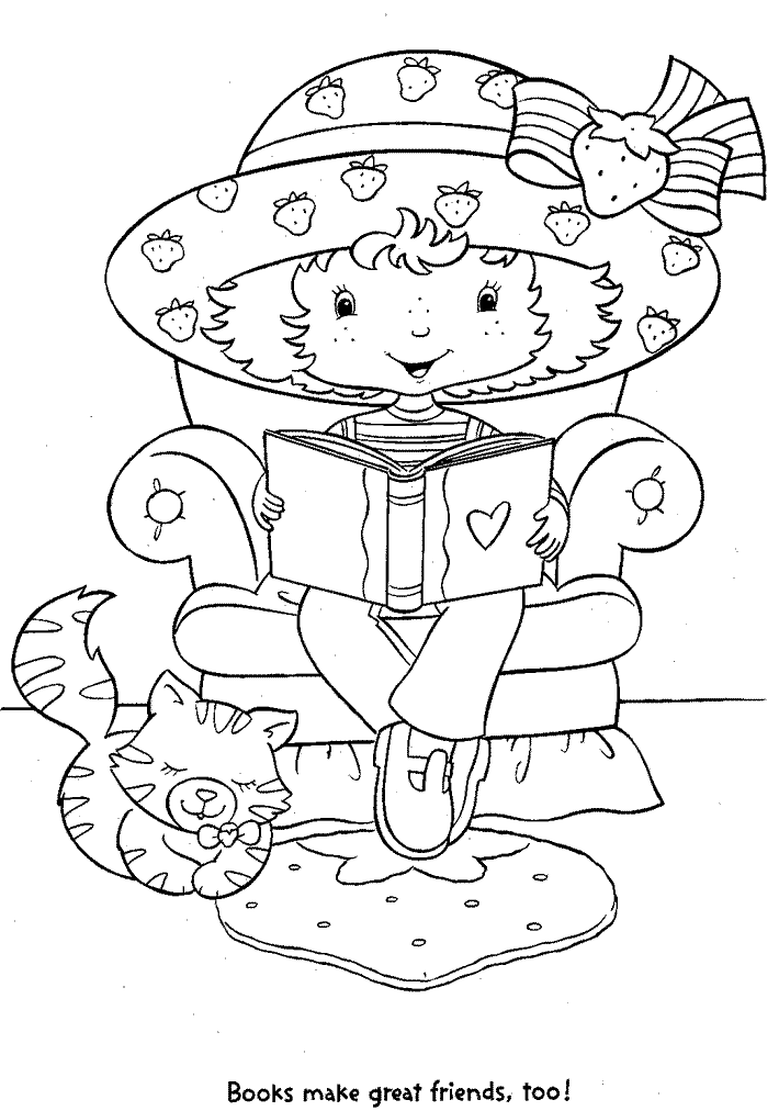 Strawberry Shortcake Coloring in Pages 6