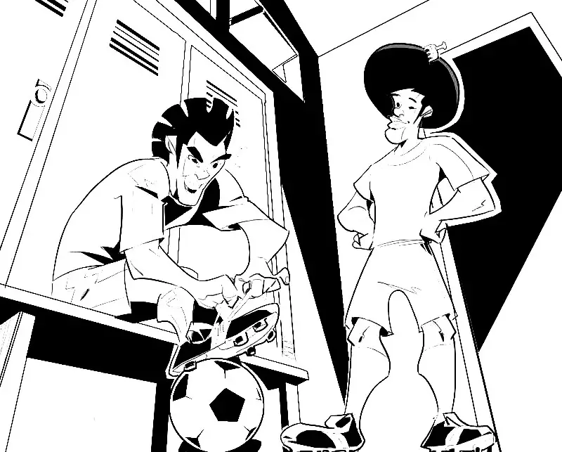 Supa Strikas Coloring in Pages 7