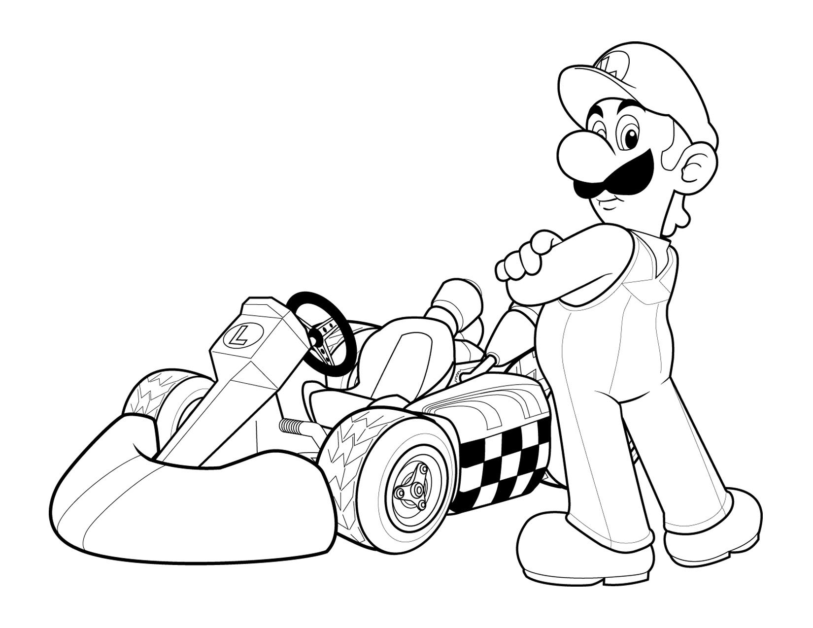 Super Mario Coloring in Pages 2