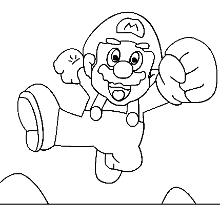 Super Mario Coloring in Pages 7