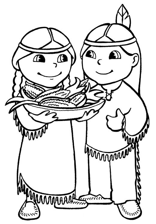 Thanksgiving Coloring in Pages 11