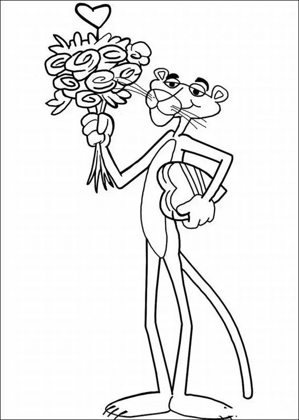 The Pink Panther Show Coloring in Pages 12