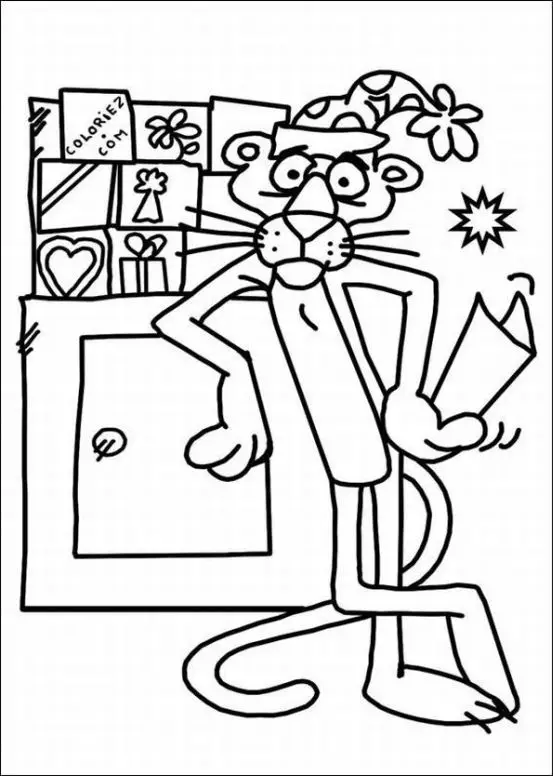 The Pink Panther Show Coloring in Pages 2