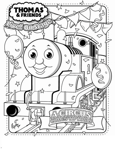 Thomas Coloring in Pages 1