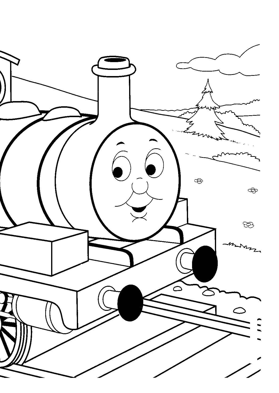 Thomas Coloring in Pages 2
