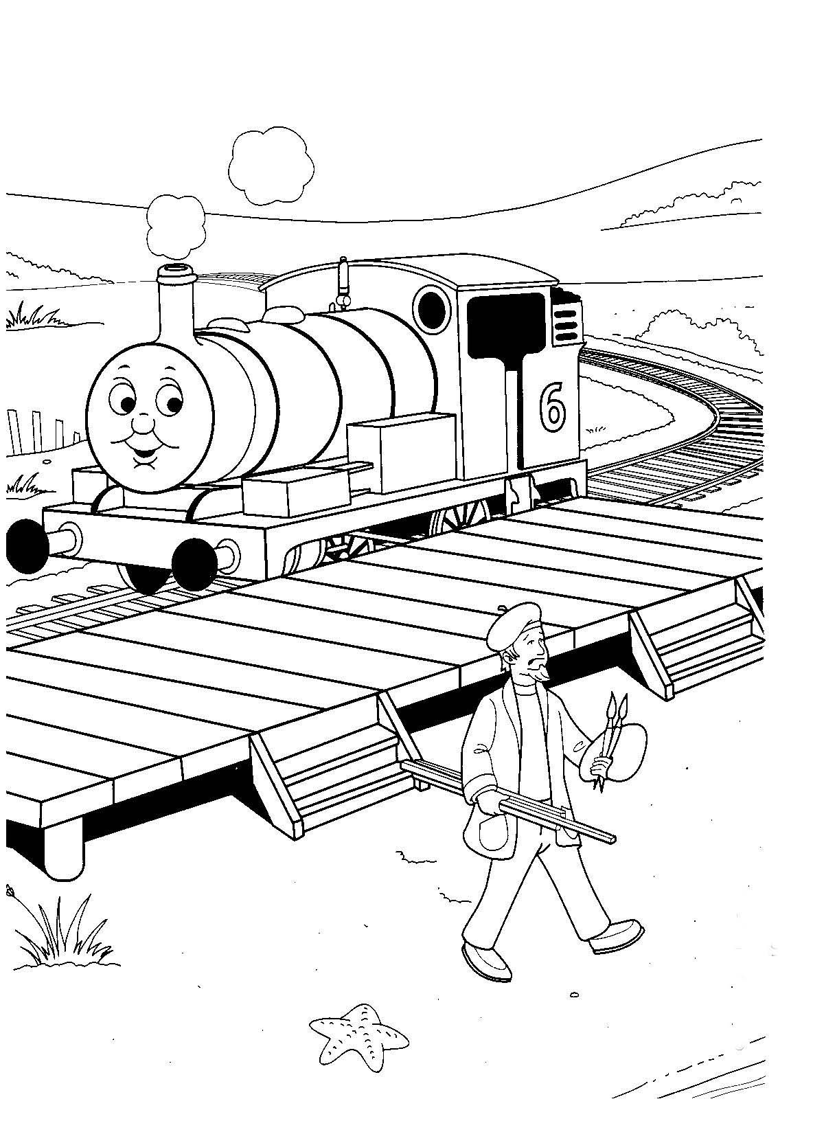 Thomas Coloring in Pages 4