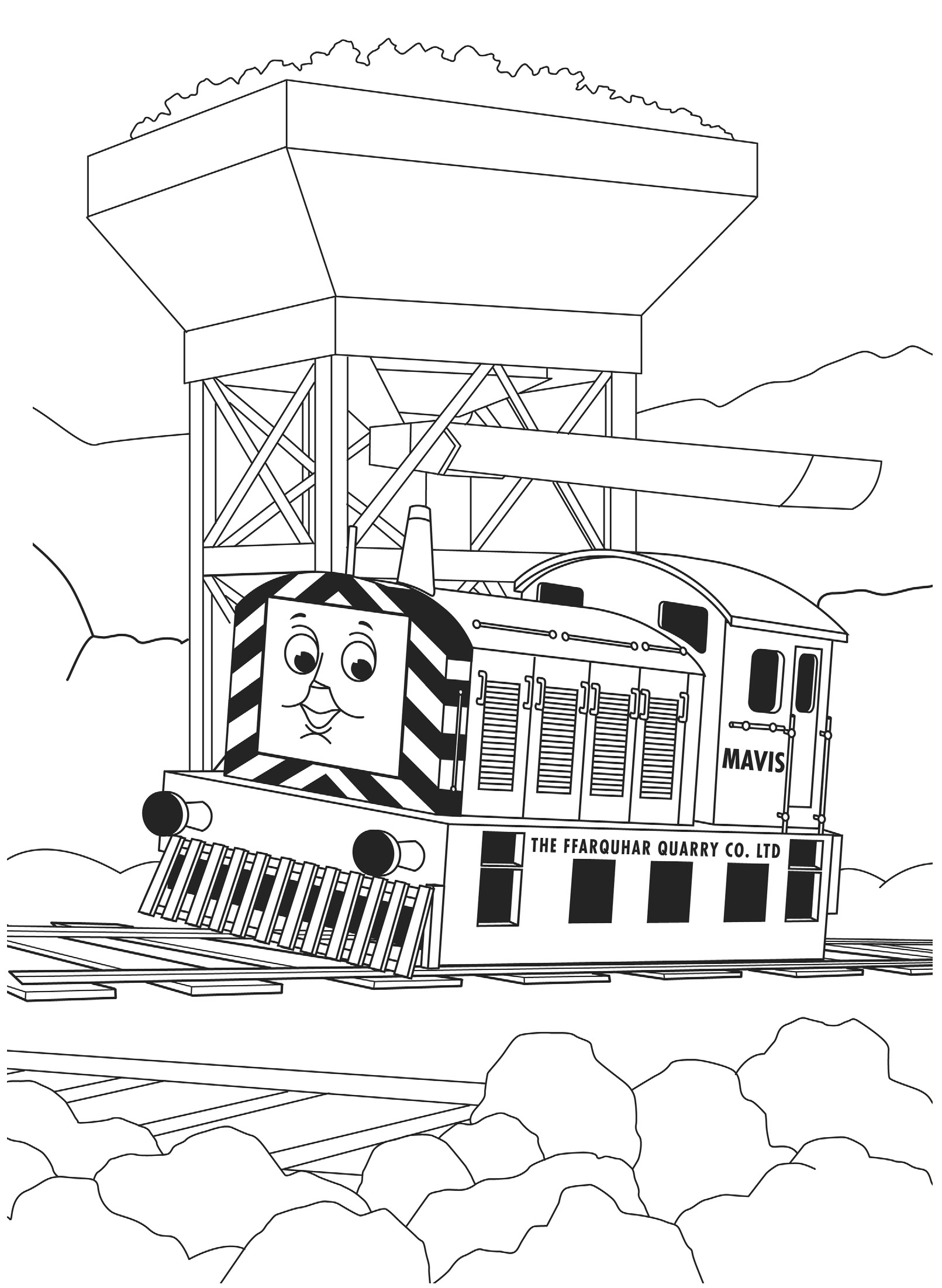 Thomas Coloring in Pages 8