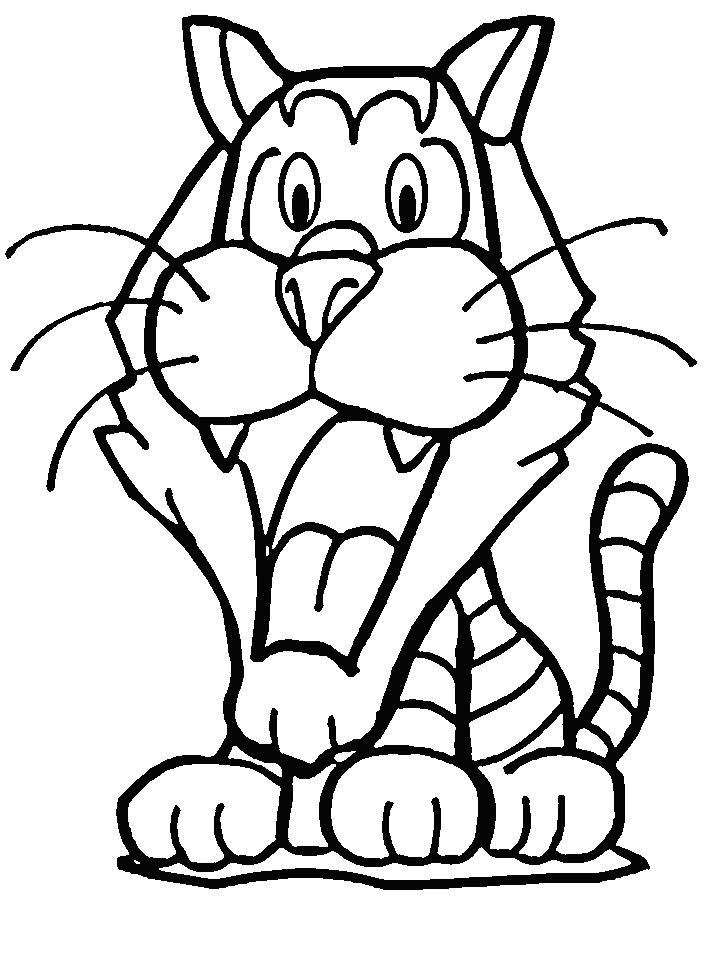 Tiger Coloring in Pages 11