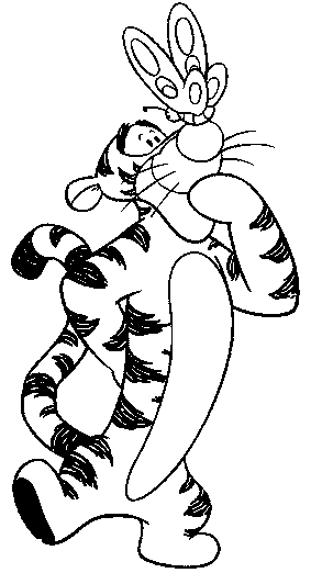 Tigger Coloring in Pages 11