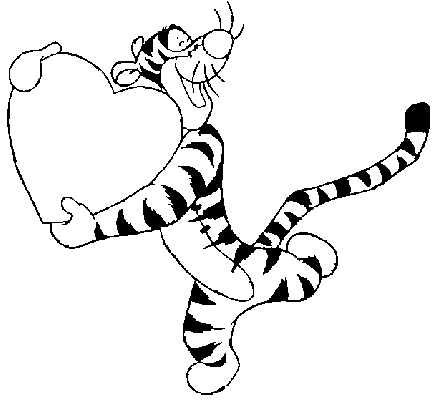 Tigger Coloring in Pages 12
