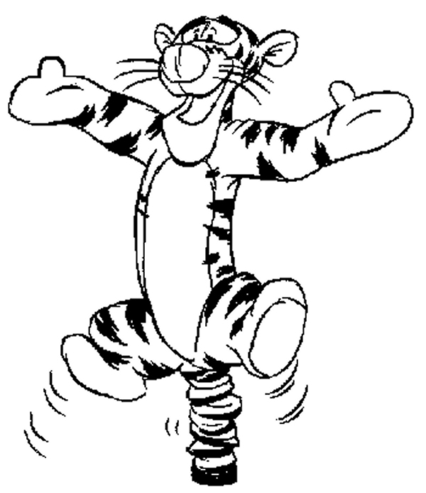 Tigger Coloring in Pages 2