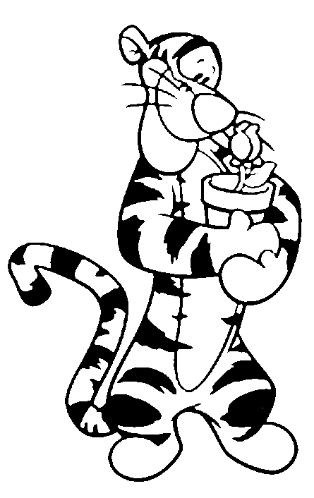 Tigger Coloring in Pages 5