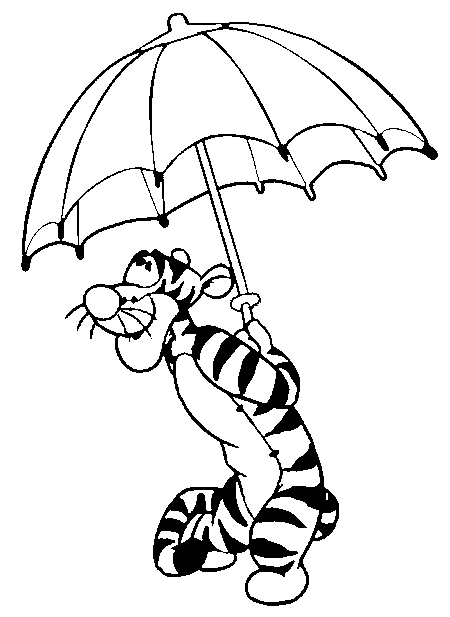 Tigger Coloring in Pages 7