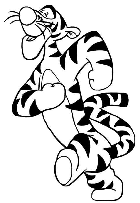 Tigger Coloring in Pages 8